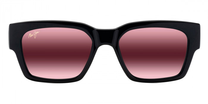 Maui Jim™ KENUI MM642-016 53 - Shiny Black with Trans Light Gray