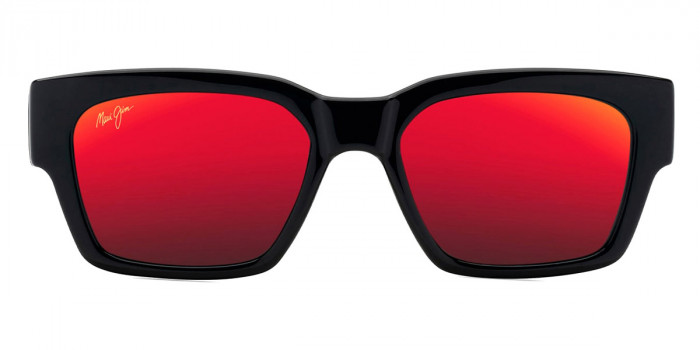 Maui Jim™ KENUI MM642-041 53 - Shiny Black with Trans Light Gray