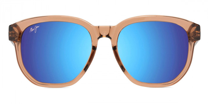 Maui Jim™ AKAHAI ASIAN FIT MM646-032 56 - Shiny Trans Light Brown