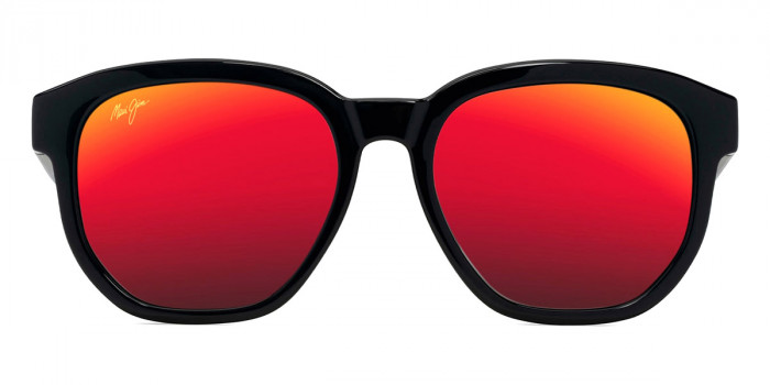 Maui Jim™ AKAHAI ASIAN FIT MM646-037 56 - Shiny Black with Trans Light Gray