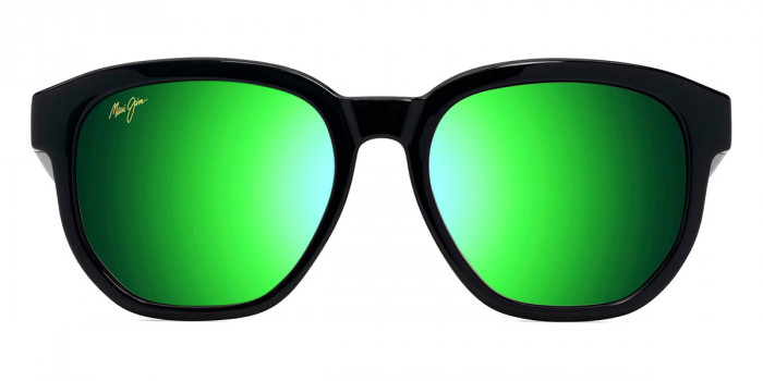 Maui Jim™ AKAHAI ASIAN FIT MM646-041 56 - Shiny Black with Trans Light Gray
