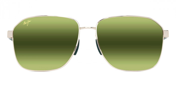 Maui Jim™ 'ONIPA'A ASIAN FIT MM651-021 61 - Shiny Gold with Green