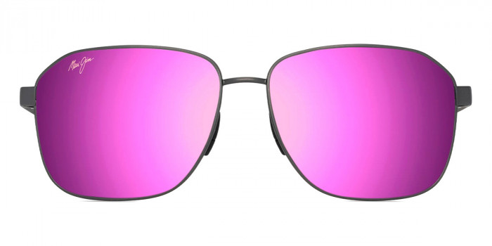 Maui Jim™ 'ONIPA'A ASIAN FIT MM651-025 61 - Matte Gunmetal with Black