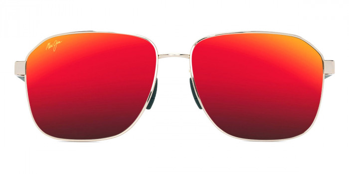 Maui Jim™ 'ONIPA'A ASIAN FIT MM651-030 61 - Shiny Gold with Green