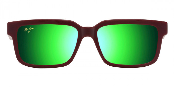 Maui Jim™ HIAPO ASIAN FIT MM655-043 56 - Matte Burgundy