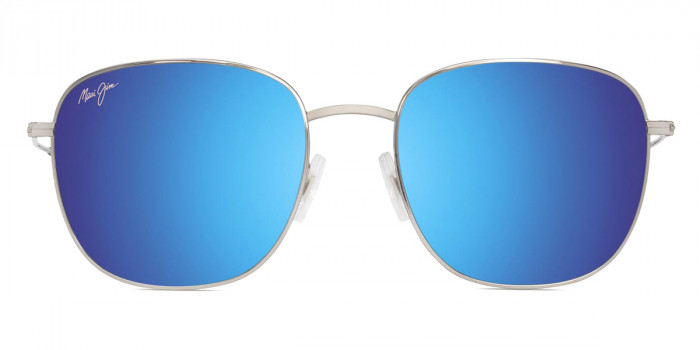 Maui Jim™ ŌLALI ASIAN FIT MM657-005 55 - Shiny Silver with Black