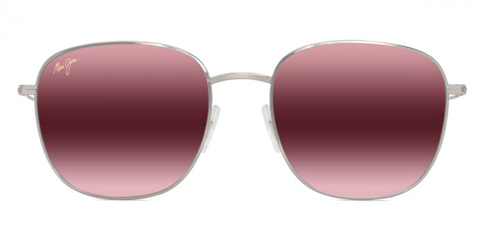 Maui Jim™ ŌLALI ASIAN FIT MM657-026 55 - Shiny Silver with Blue and Green