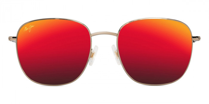 Maui Jim™ ŌLALI ASIAN FIT MM657-043 55 - Shiny Light Gold with Grayish-Green