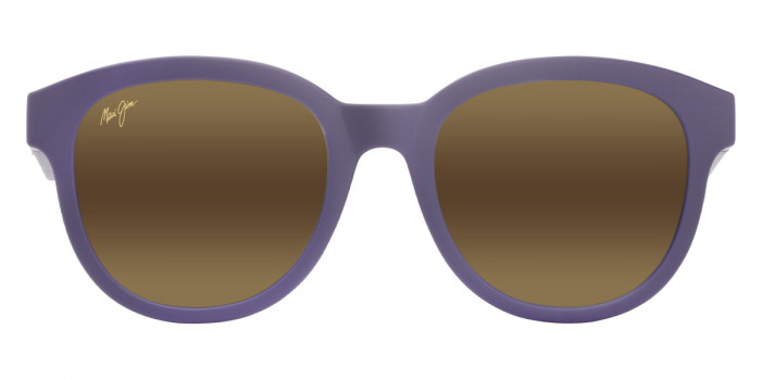 Maui Jim™ IHUPANI ASIAN FIT MM658-006 53 - Matte Dark Violet with Purple Interior