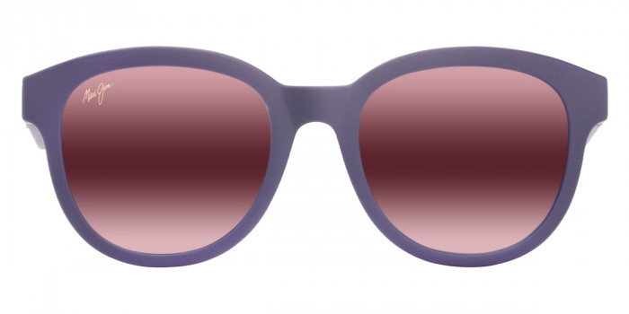 Maui Jim™ IHUPANI ASIAN FIT MM658-010 53 - Matte Dark Violet with Purple Interior