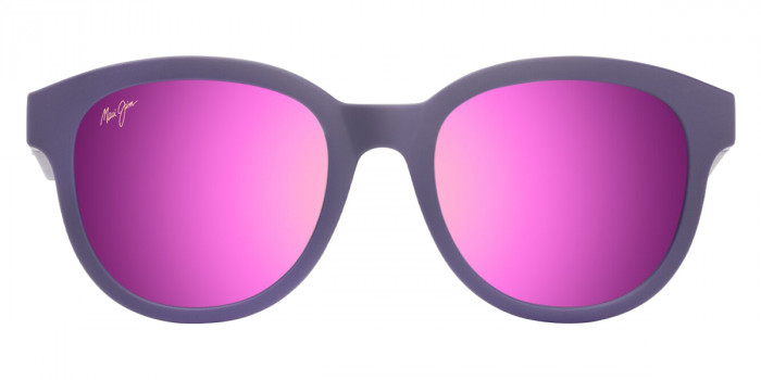 Maui Jim™ IHUPANI ASIAN FIT MM658-034 53 - Matte Dark Violet with Purple Interior