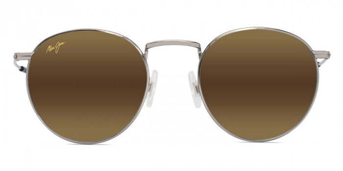 Maui Jim™ PŪKAUA MM667-010 50 - Shiny Silver with Blue and Green
