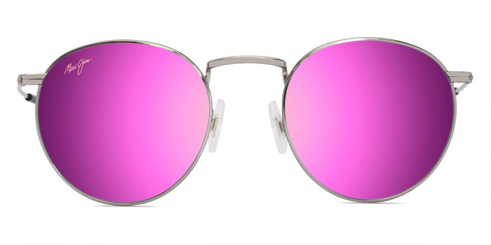 Maui Jim™ PŪKAUA MM667-014 50 - Shiny Silver with Blue and Green