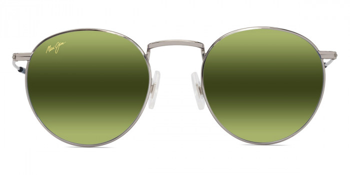 Maui Jim™ PŪKAUA MM667-030 50 - Shiny Silver with Blue and Green