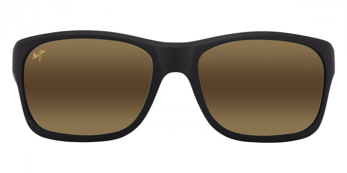 Maui Jim™ ANO NUI MM681-011 63 - Matte Black with Green Interior