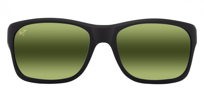 Maui Jim™ ANO NUI MM681-027 63 - Matte Black with Green Interior
