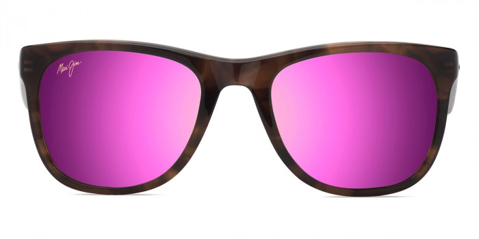 Maui Jim™ KIKONIA MM692-035 53 - Shiny Melange Brown Classic Havana
