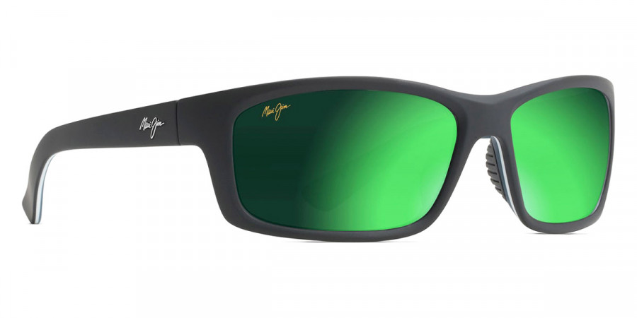 Color: Matte Soft Black with White and Blue (MM766-028) - Maui Jim MJIMM766-02861