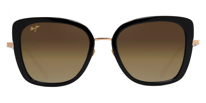Maui Jim™ VIOLET LAKE MM843-004 54 - Black with Gold