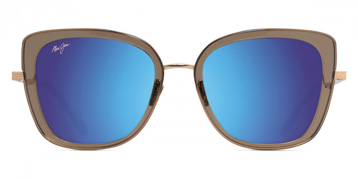 Maui Jim™ VIOLET LAKE MM843-009 54 - Transparent Taupe with Gold