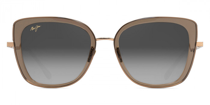 Maui Jim™ VIOLET LAKE MM843-013 54 - Transparent Taupe with Gold