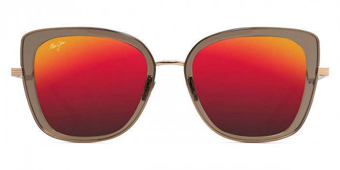 Maui Jim™ VIOLET LAKE MM843-033 54 - Transparent Taupe with Gold