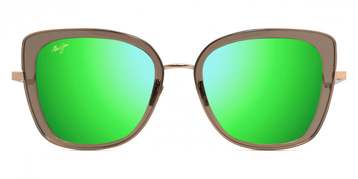 Maui Jim™ VIOLET LAKE MM843-040 54 - Transparent Taupe with Gold