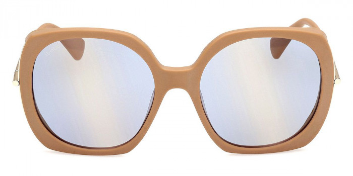 Max Mara™ MALIBU9 MM0079 46X 58 - Shiny Light Brown/Shiny Pale Gold