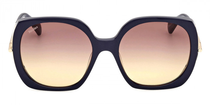 Max Mara™ MALIBU9  MM0079 90F 58 - Shiny Blue/Shiny Pale Gold