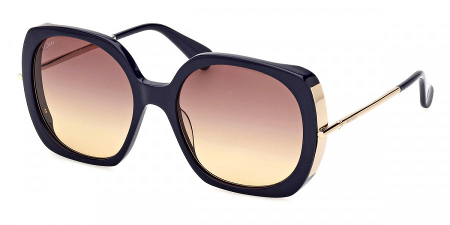 Color: Shiny Blue/Shiny Pale Gold (90F) - Max Mara MM007990F58