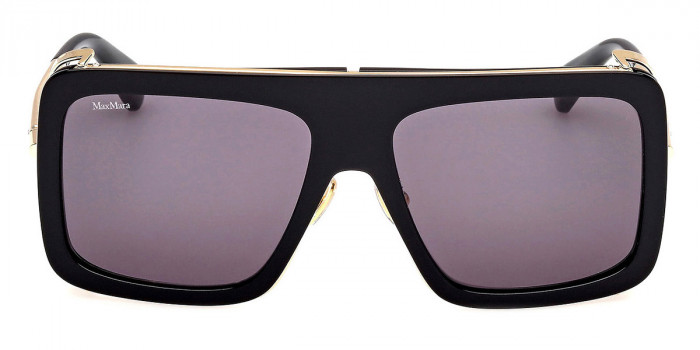 MAXMARA キャットアイサンクラス MM0057 69A Max Mara MM 0057 EMME13 - 01A Shiny Black | Sunglasses Woman