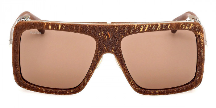 Max Mara™ JEAN MM0119 56E 57 - Havana/Texture/Shiny Pale Gold