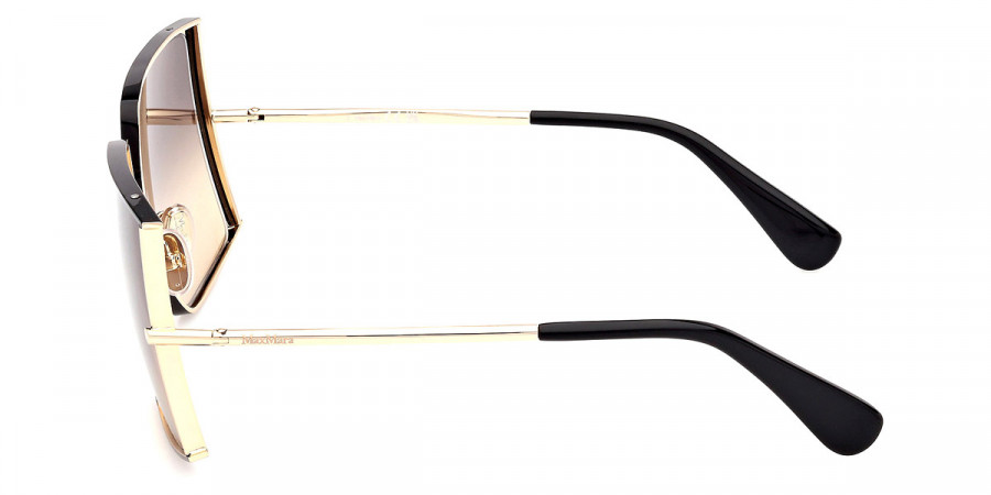 Color: Shiny Black/Shiny Pale Gold (05A) - Max Mara MM012005A58