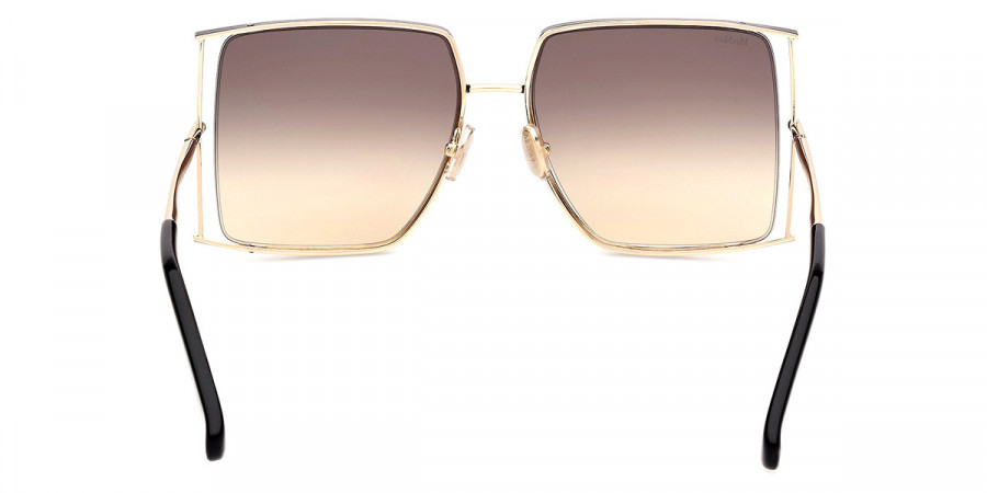 Color: Shiny Black/Shiny Pale Gold (05A) - Max Mara MM012005A58