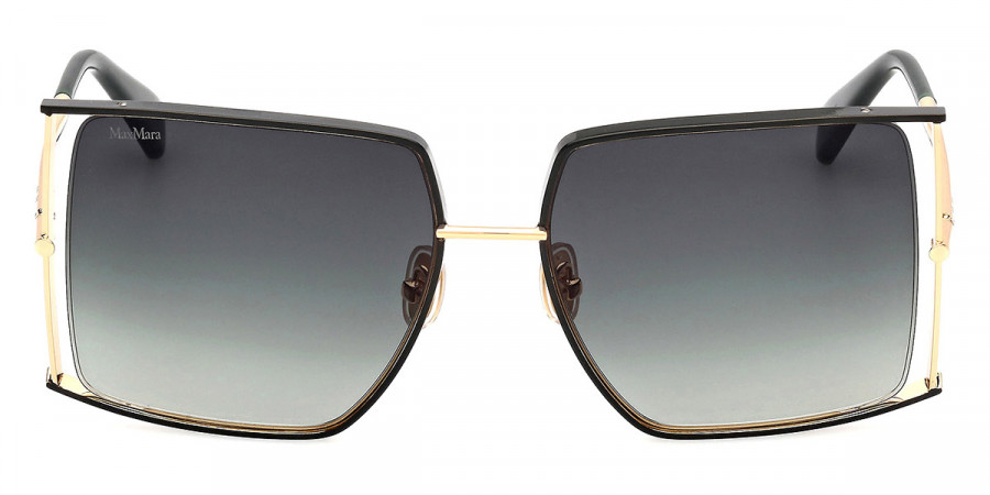 Max Mara™ Occhiali MM0120 98P 58 - Shiny Dark Green/Shiny Deep Gold