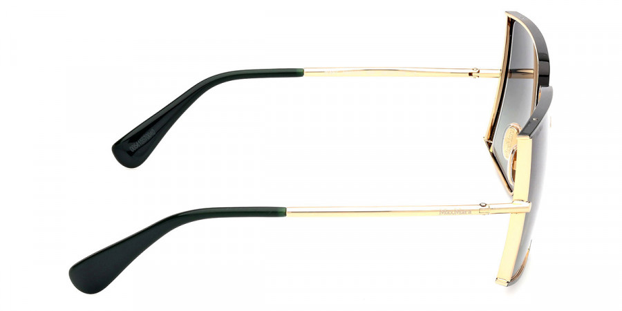 Color: Shiny Dark Green/Shiny Deep Gold (98P) - Max Mara MM012098P58