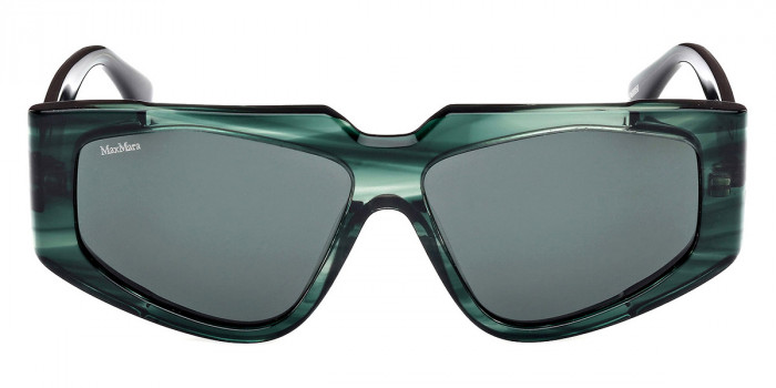Max Mara™ Occhiali MM0125 98N 58 - Dark Green/Striped