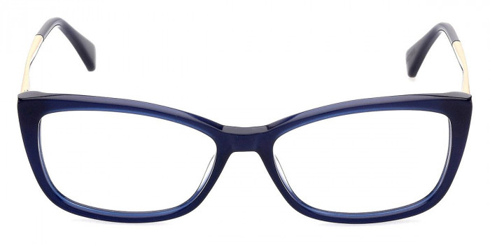 Max Mara™ MM5026 090 54 - Shiny Blue/Shiny Rose Gold