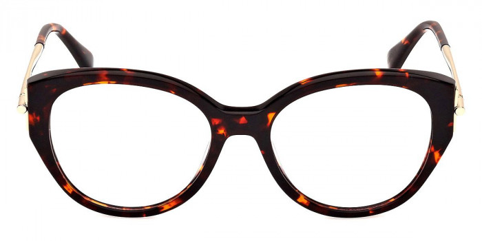 Max Mara™ MM5116 052 52 - Dark Havana/Shiny Pale Gold