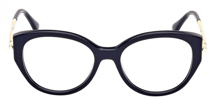 Max Mara™ MM5116 090 52 - Shiny Blue/Shiny Pale Gold