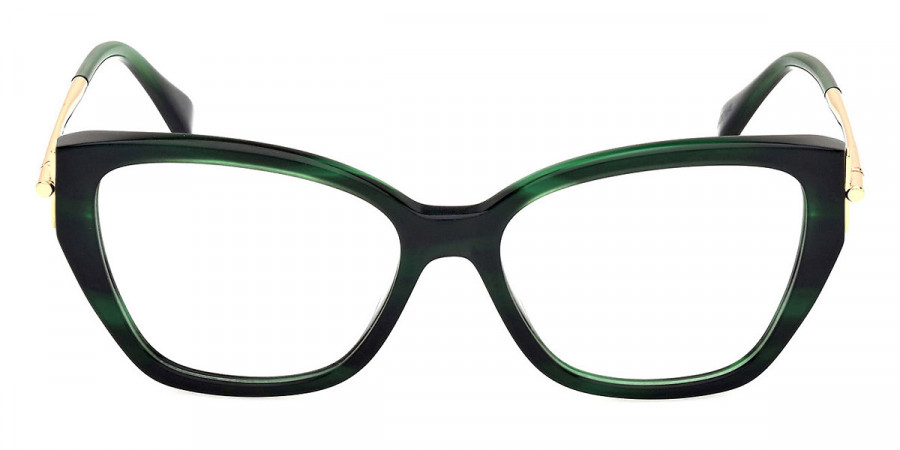 Max Mara™ MM5117 098 55 - Dark Green/Striped/Shiny Deep Gold