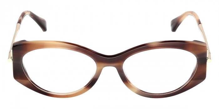Max Mara™ MM5204 047 52 - Light Brown/Striped/Shiny Pale Gold