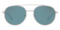 Shiny Silver / Dark Teal Mirrored