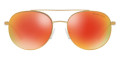 Gold-Tone / Red Mirrored