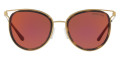 Gold-Tone / Dark Tortoise / Burgundy Mirrored