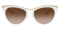 Light Gold / White / Brown Gradient
