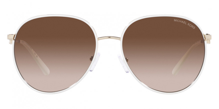 Michael Kors™ Empire Aviator MK1128J 123313 58 - Light Gold/White