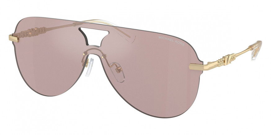 Michael Kors™ Cyprus MK1149 1014VS 137 - Pink Solid Back Mirrored/Light Gold Shiny