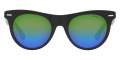 Black Acetate / Green Blue Gradient Mirrored