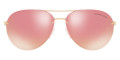 Transparent Pink / Red Mirrored
